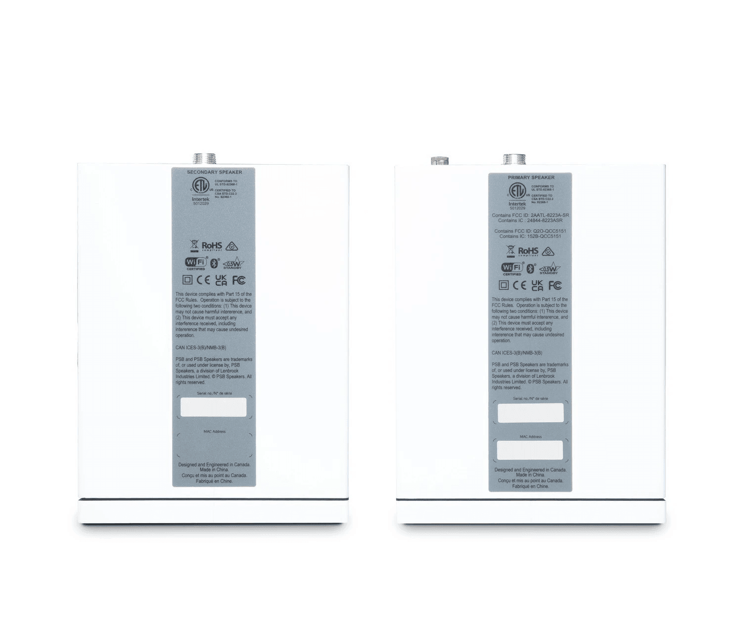 PSB iQ1 wit DRAADLOZE LUIDSPREKER