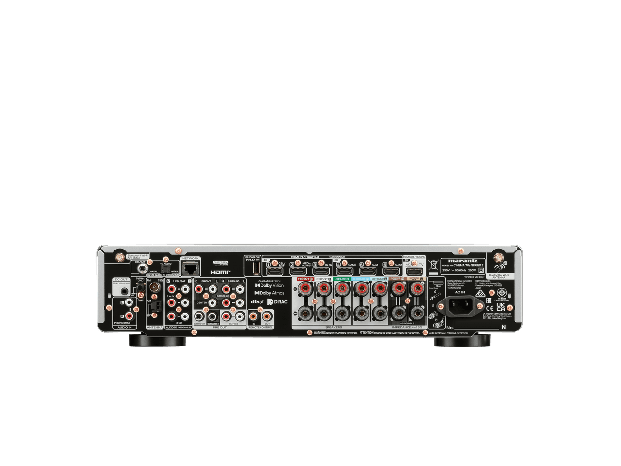 Marantz CINEMA 70s serie 2 zilver RECEIVER
