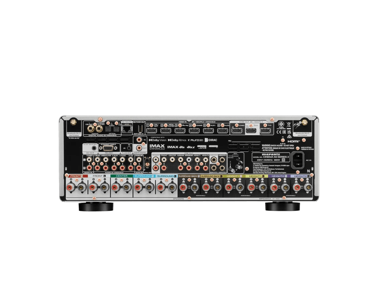 Marantz CINEMA 50 serie 2 zilver RECEIVER