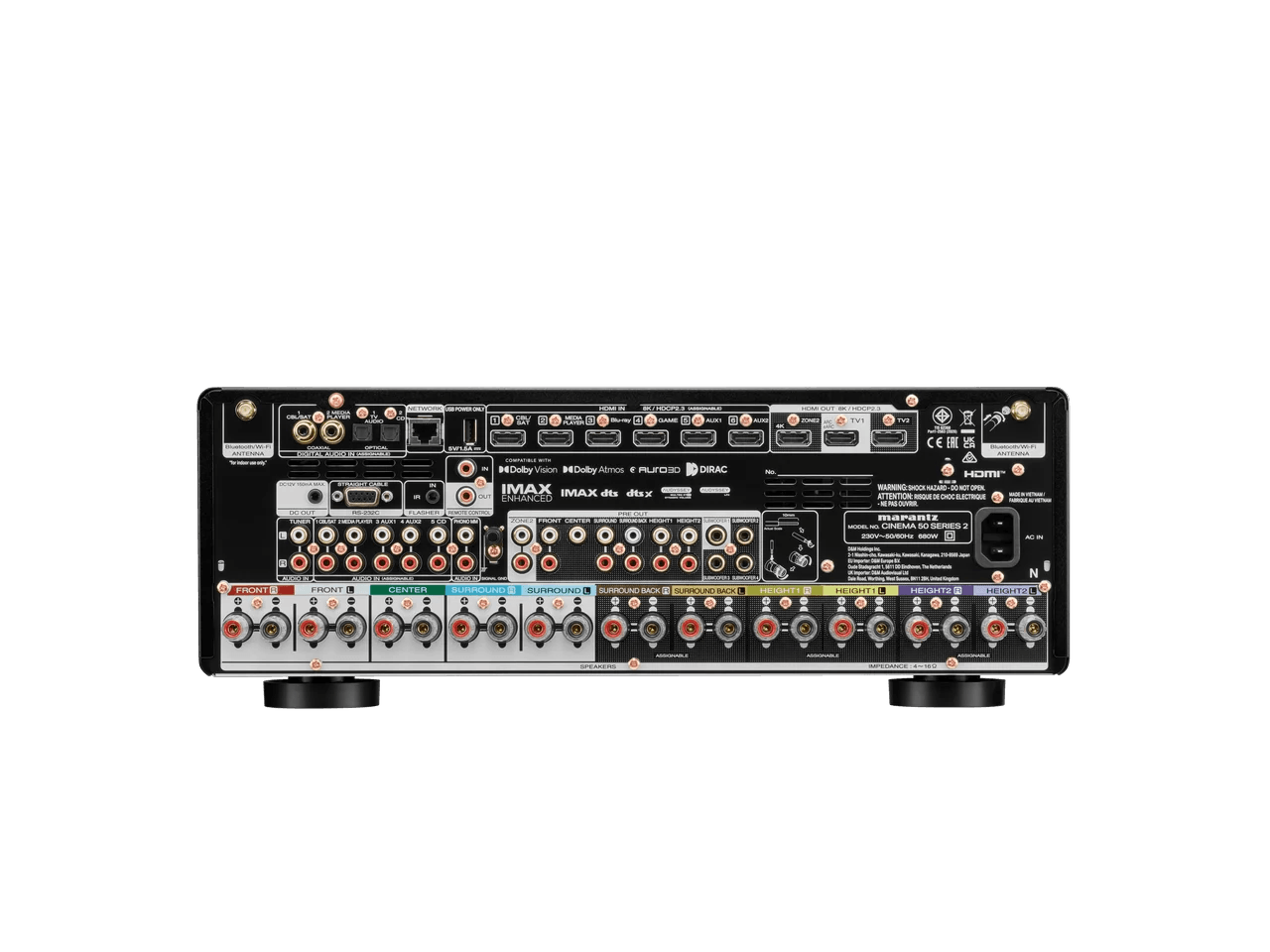Marantz CINEMA 50 serie 2 zwart RECEIVER