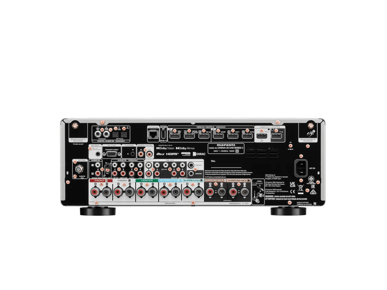 Marantz CINEMA 60 DAB serie 2 zilver RECEIVER